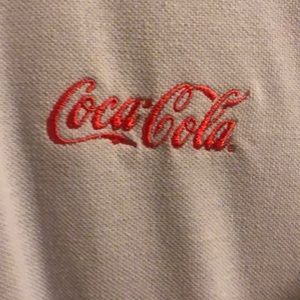 Gray Coca Cola Unifirst Polo shirt